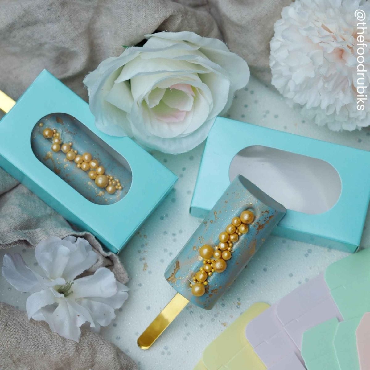 Simply Making Boîte à Cakesicle Pastel Bleu pk/10