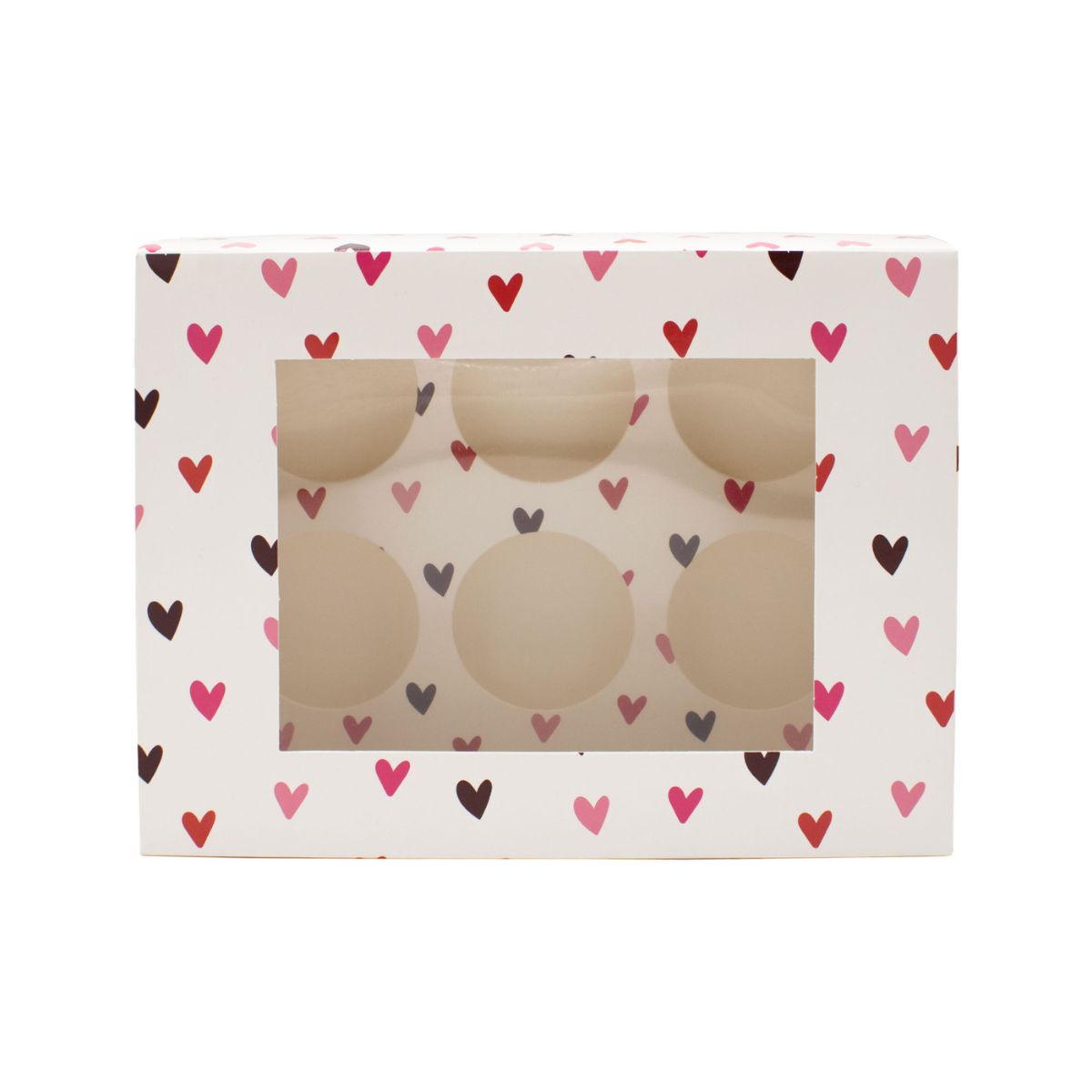 Simply Making Boîte à Cupcakes Lovestruck Hearts 6 pk/2