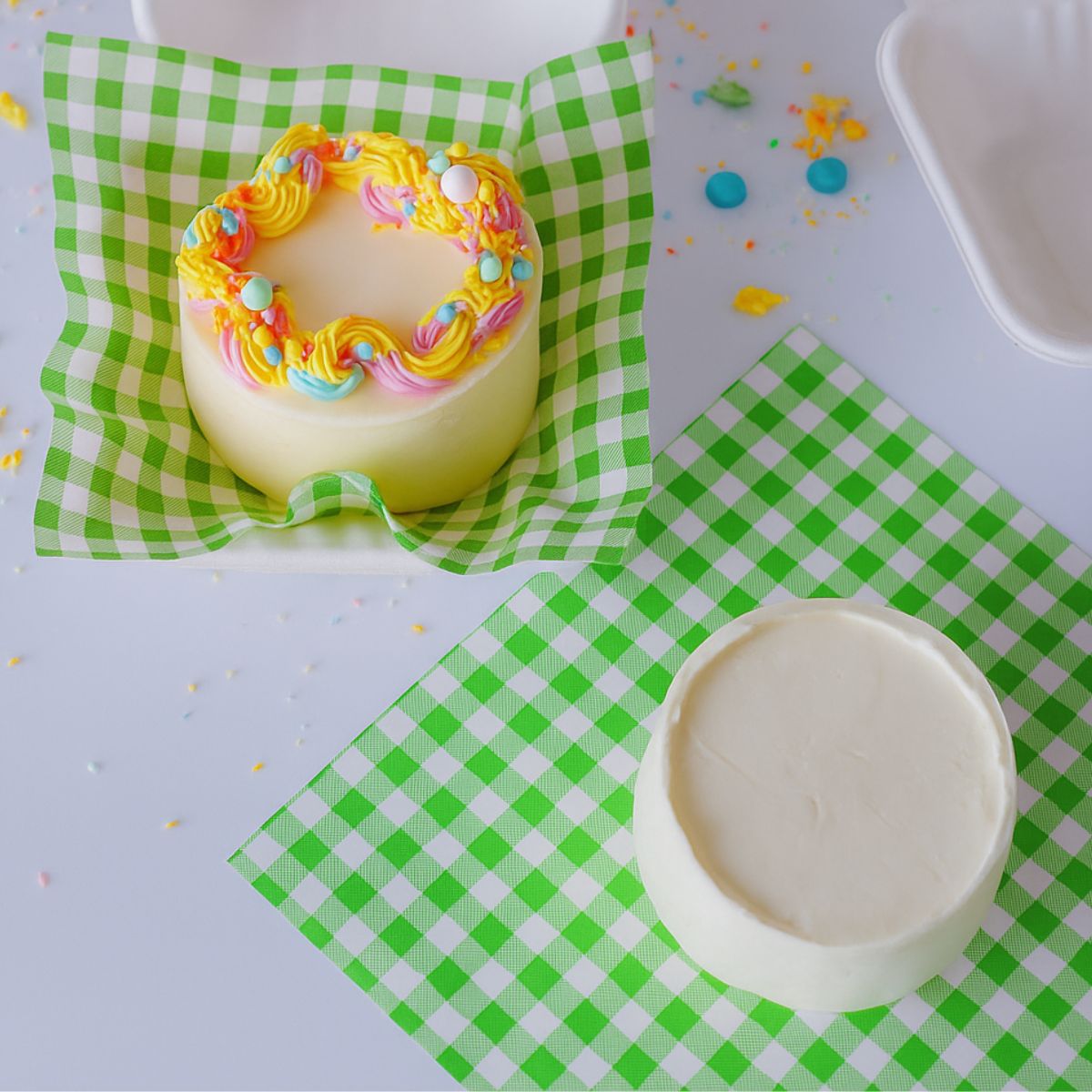 Simply Making Bento Box Vellen Groen Ruit 25x25 cm pk/50