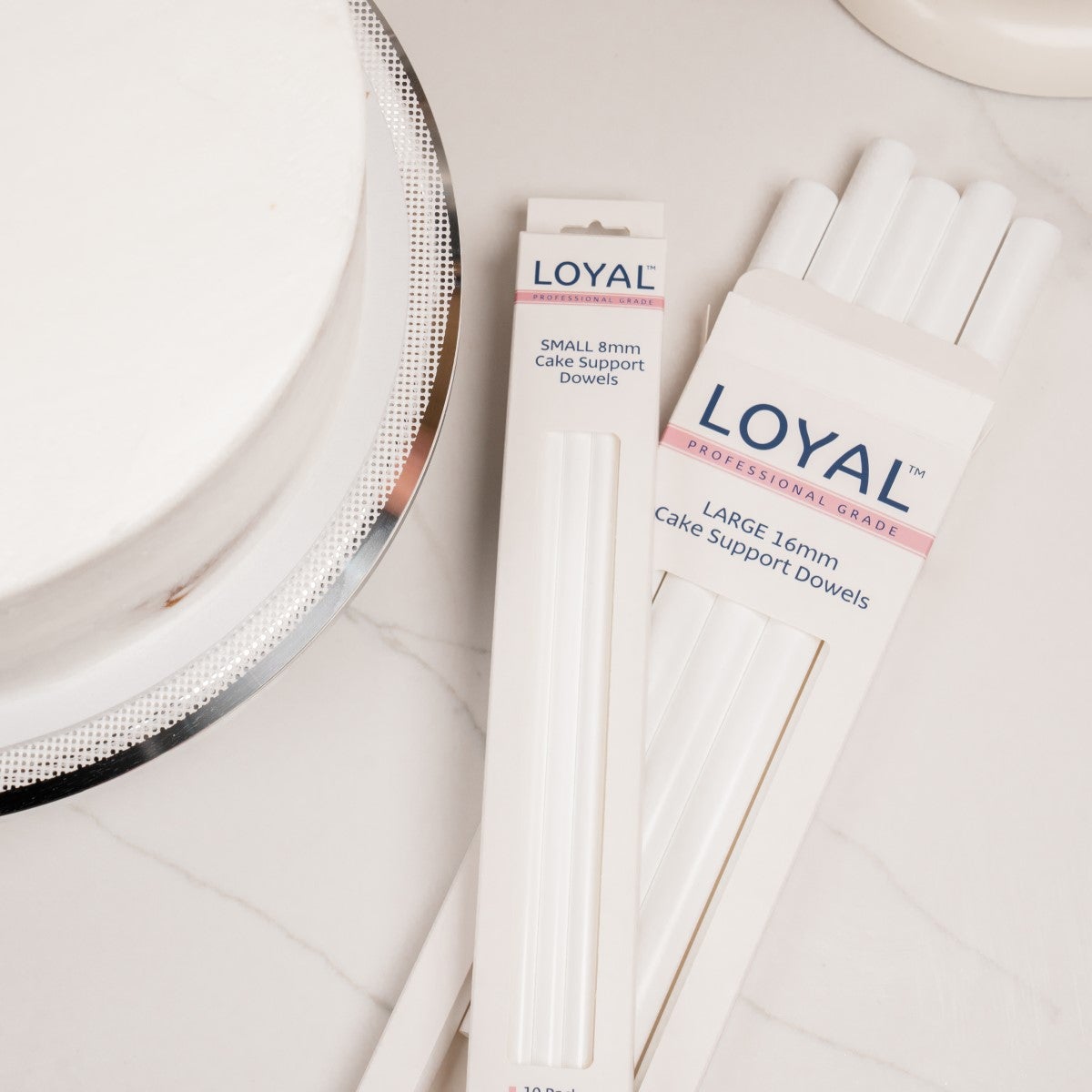 LOYAL Dowels à Gâteau Matériau Solide Petit pk/10