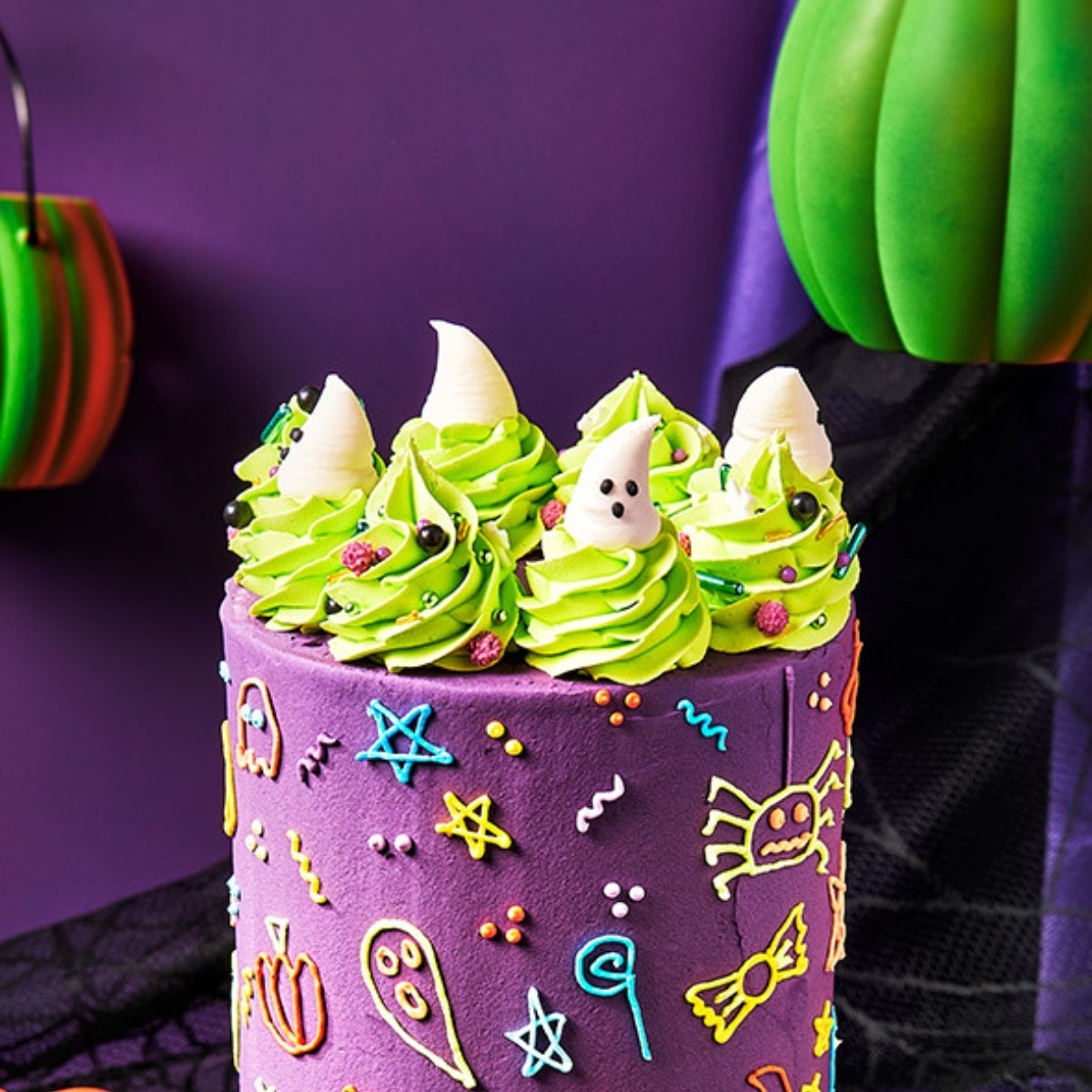FunCakes Décorations en pâte à sucre 3D Fantômes set/3