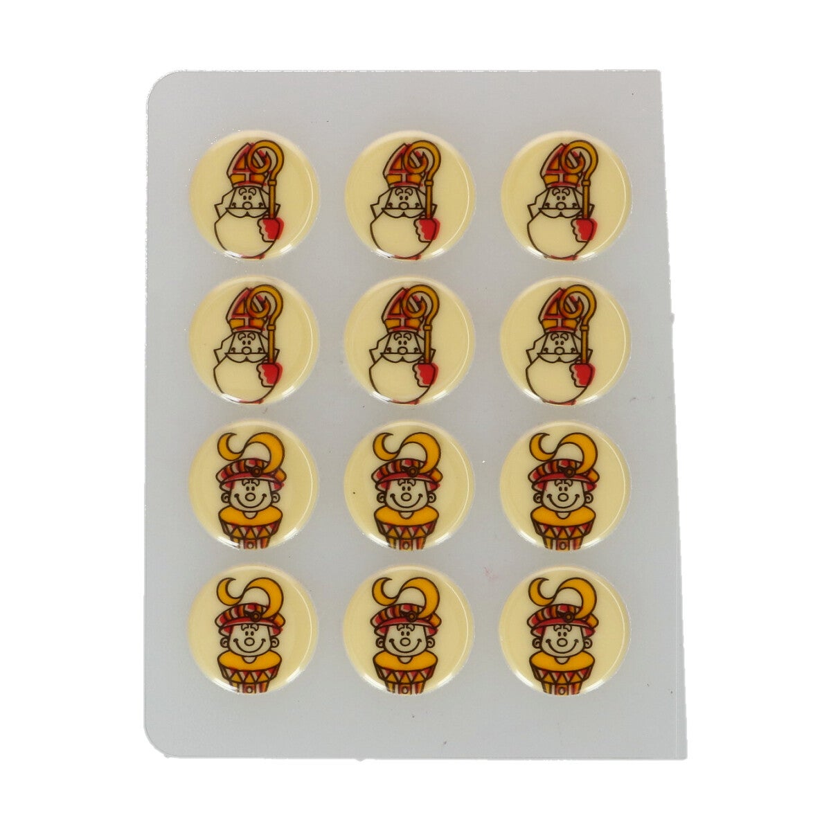 FunCakes Décorations En Chocolat Saint-Nicolas 3,8cm pk/12
