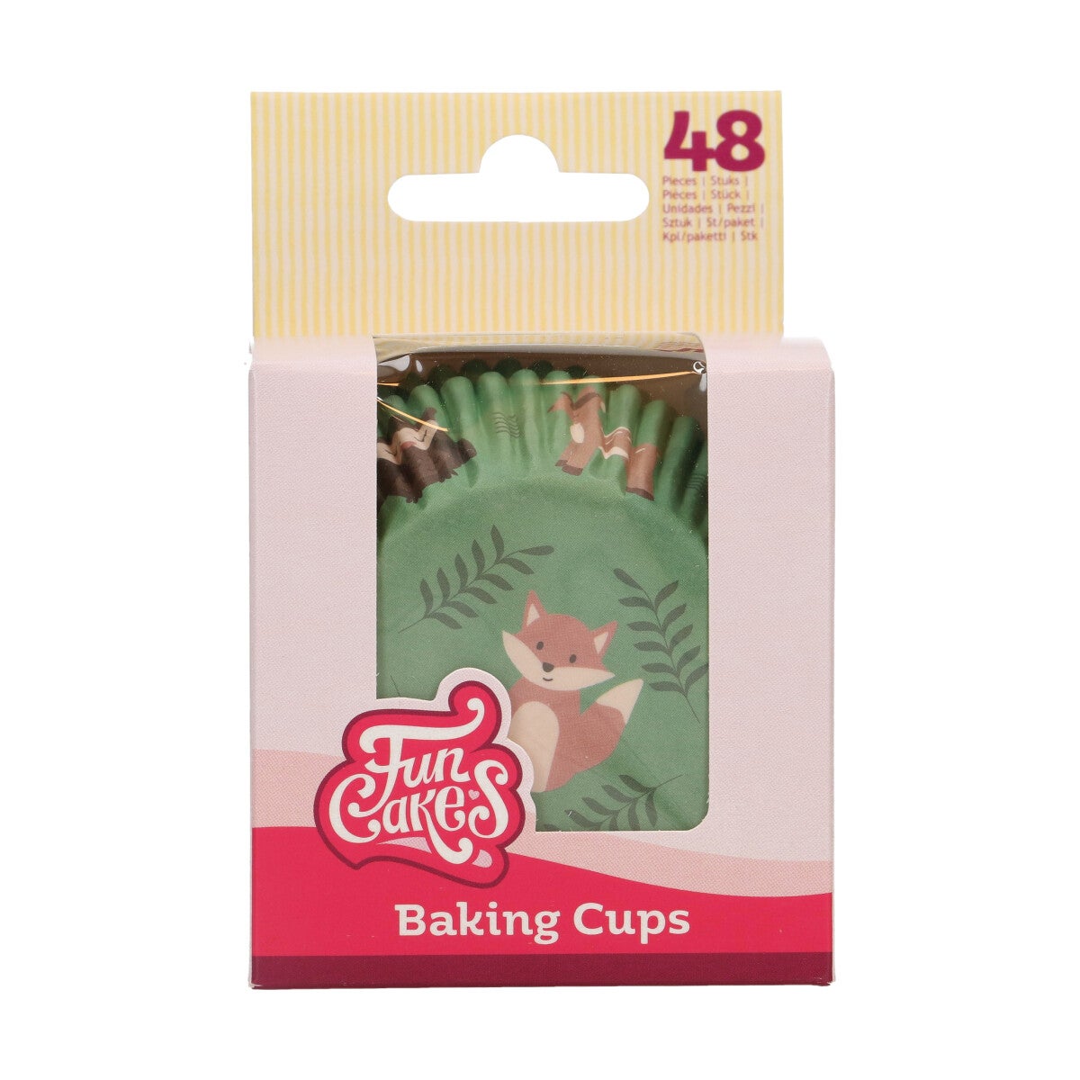 FunCakes Caissettes à Cupcakes Animaux de la Forêt pcs/48