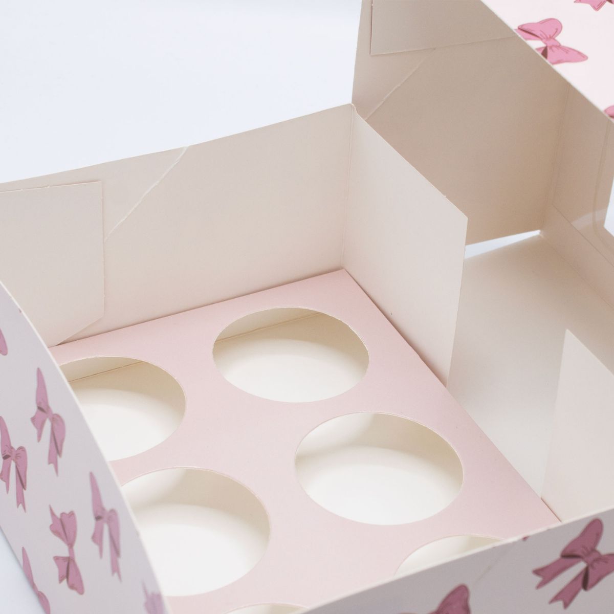 Simply Making Boîte à Cupcakes Pink Ribbons 6 pk/2