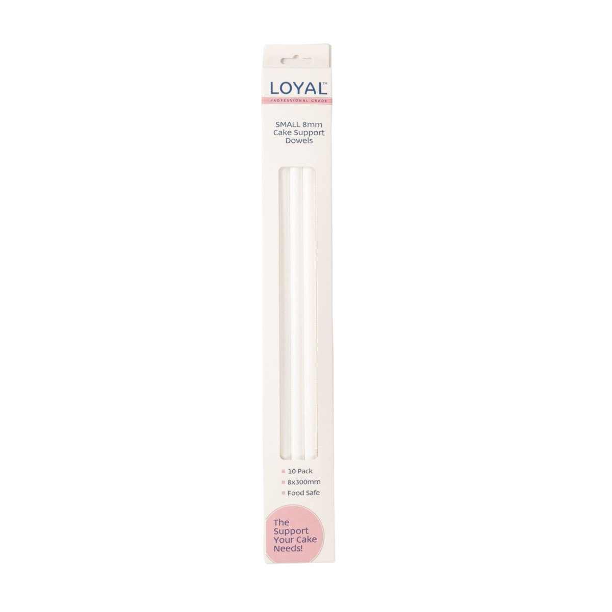 LOYAL Dowels à Gâteau Matériau Solide Petit pk/10