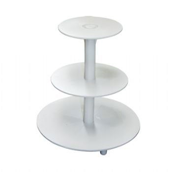 Support à gâteaux à plusieurs niveaux en plastique, 3 couches