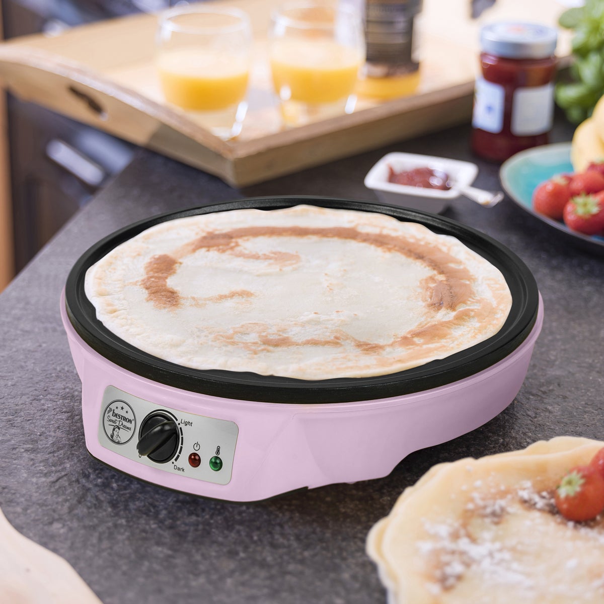 Bestron Crêpemaker Rose