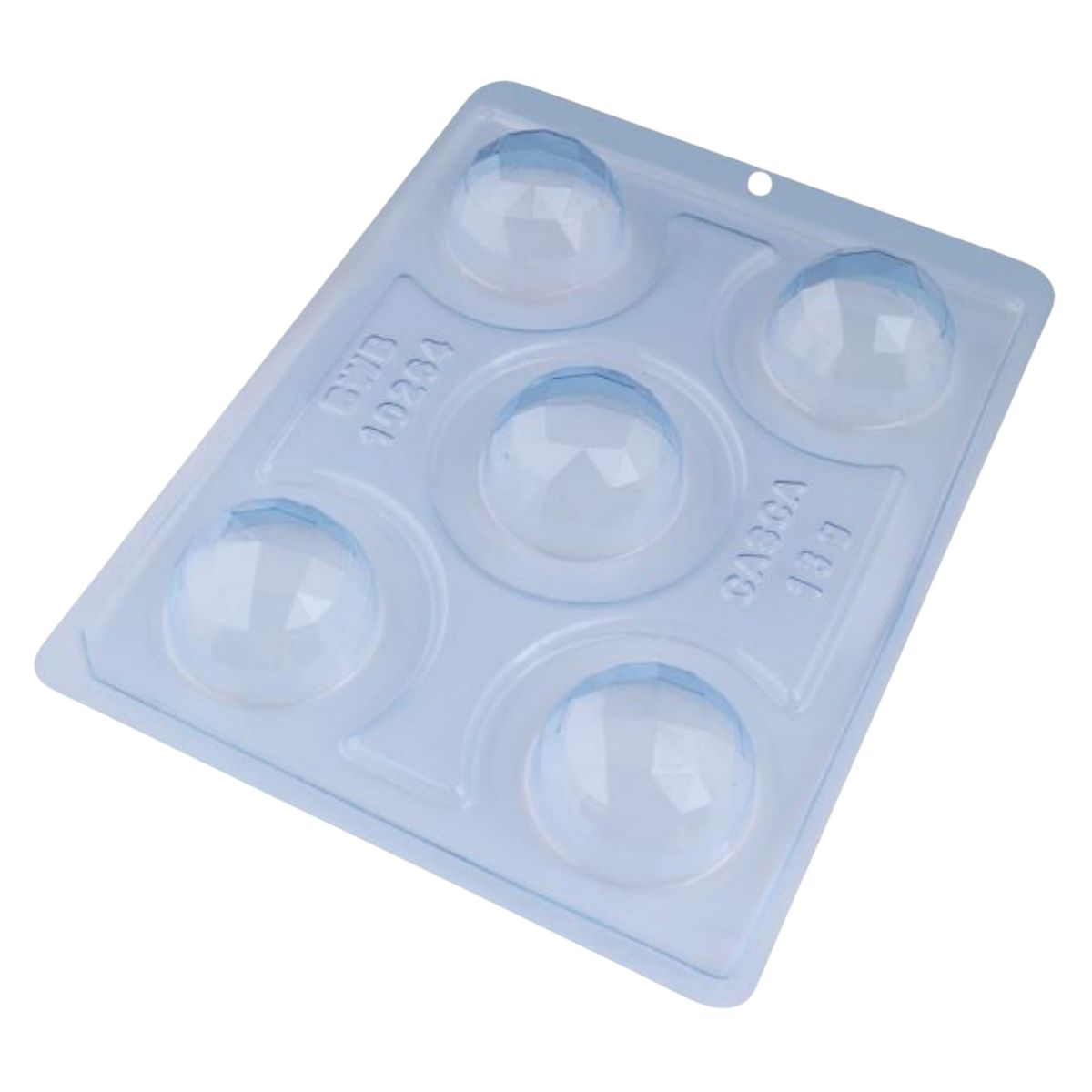 BWB Moule à Chocolat en 3 parties - Sphère Géométrique 50mm