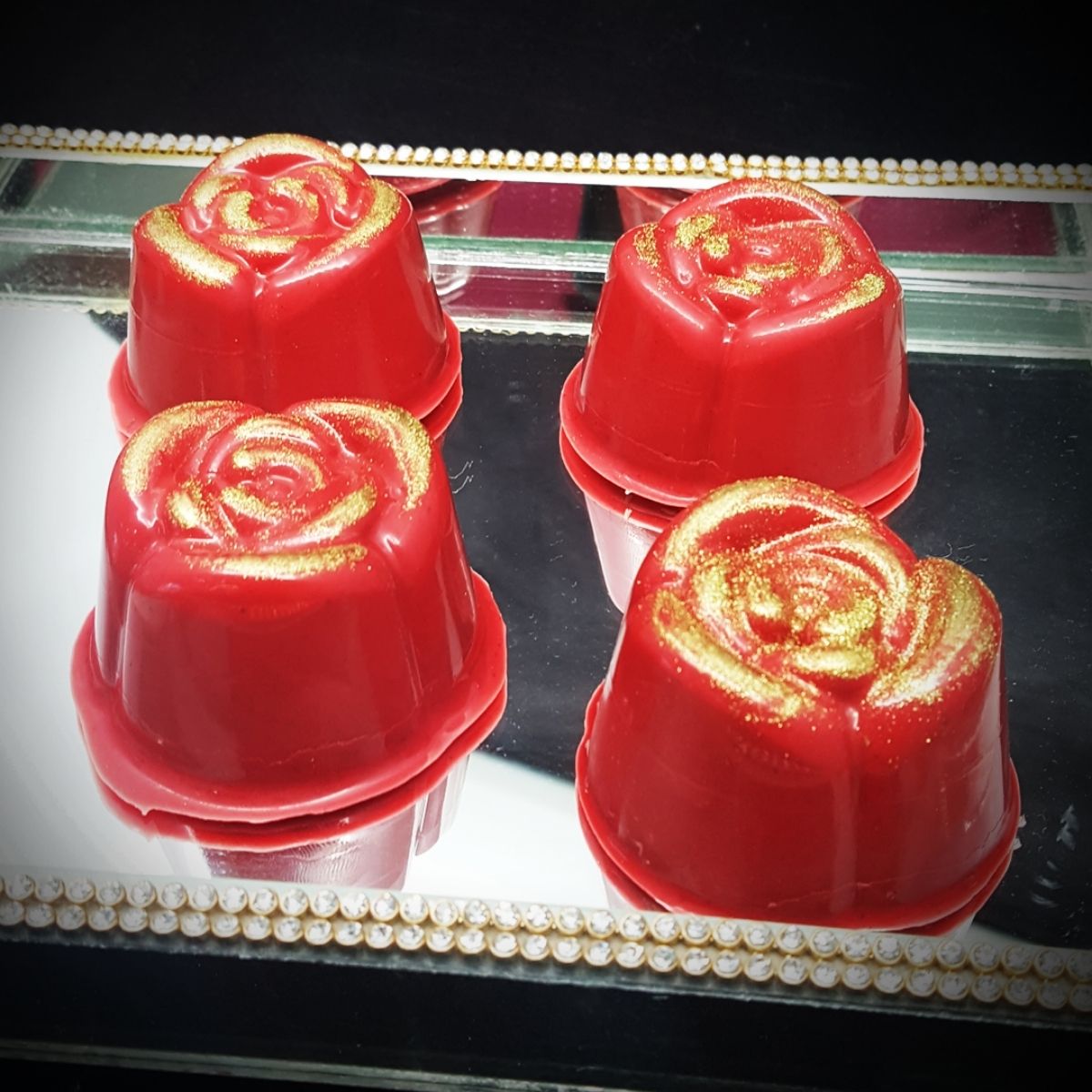 BWB Moule à Chocolat en 3 parties - Rose Pralin