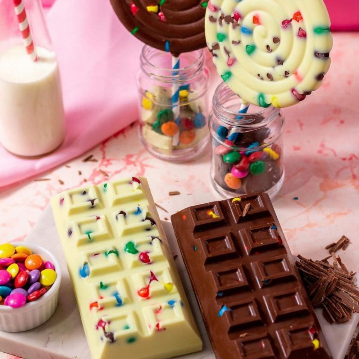 BWB Moule à Chocolat en 3 parties - Tablette de Chocolat