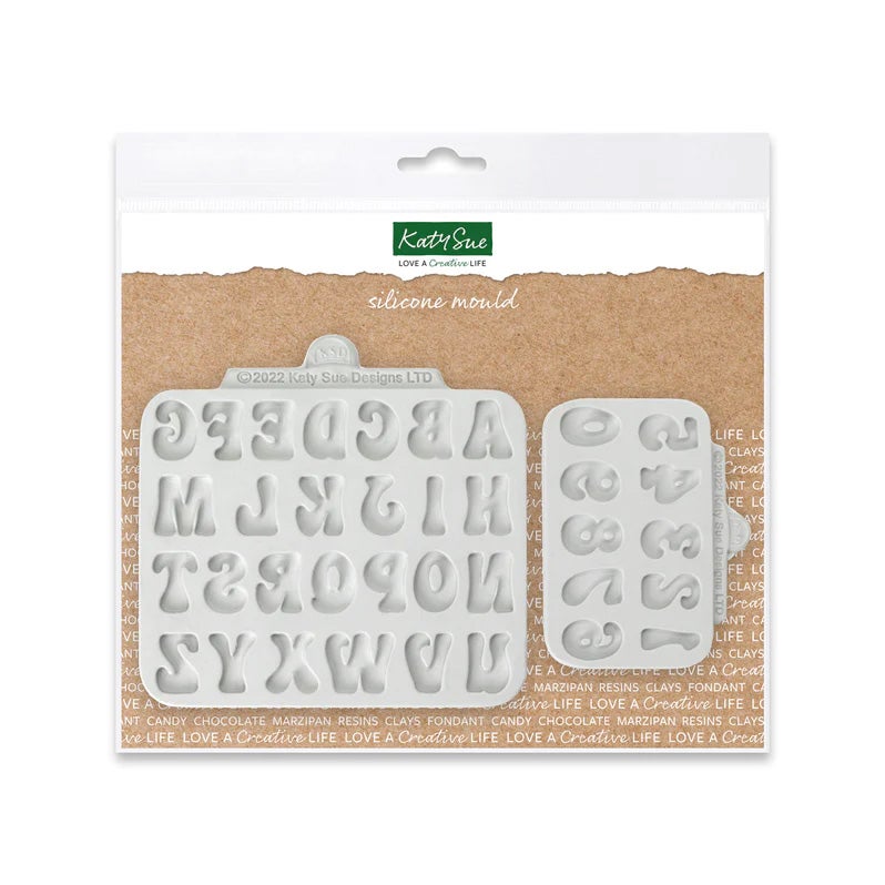 Katy Sue Moule Fun Font Alphabet et Numéros Set/2