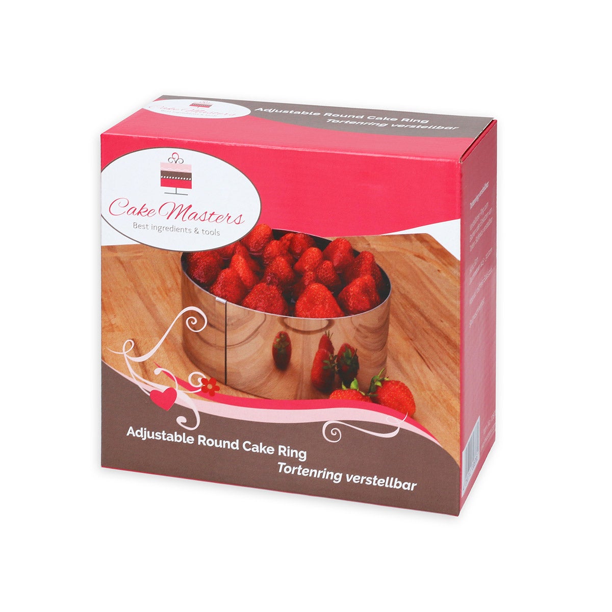 Cake-Masters Anneau à gâteau ajustable 8cm Haut