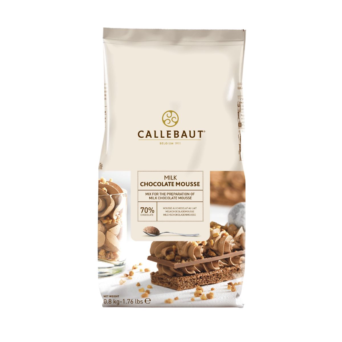 Callebaut Chocolate Mousse -Milk- 800g