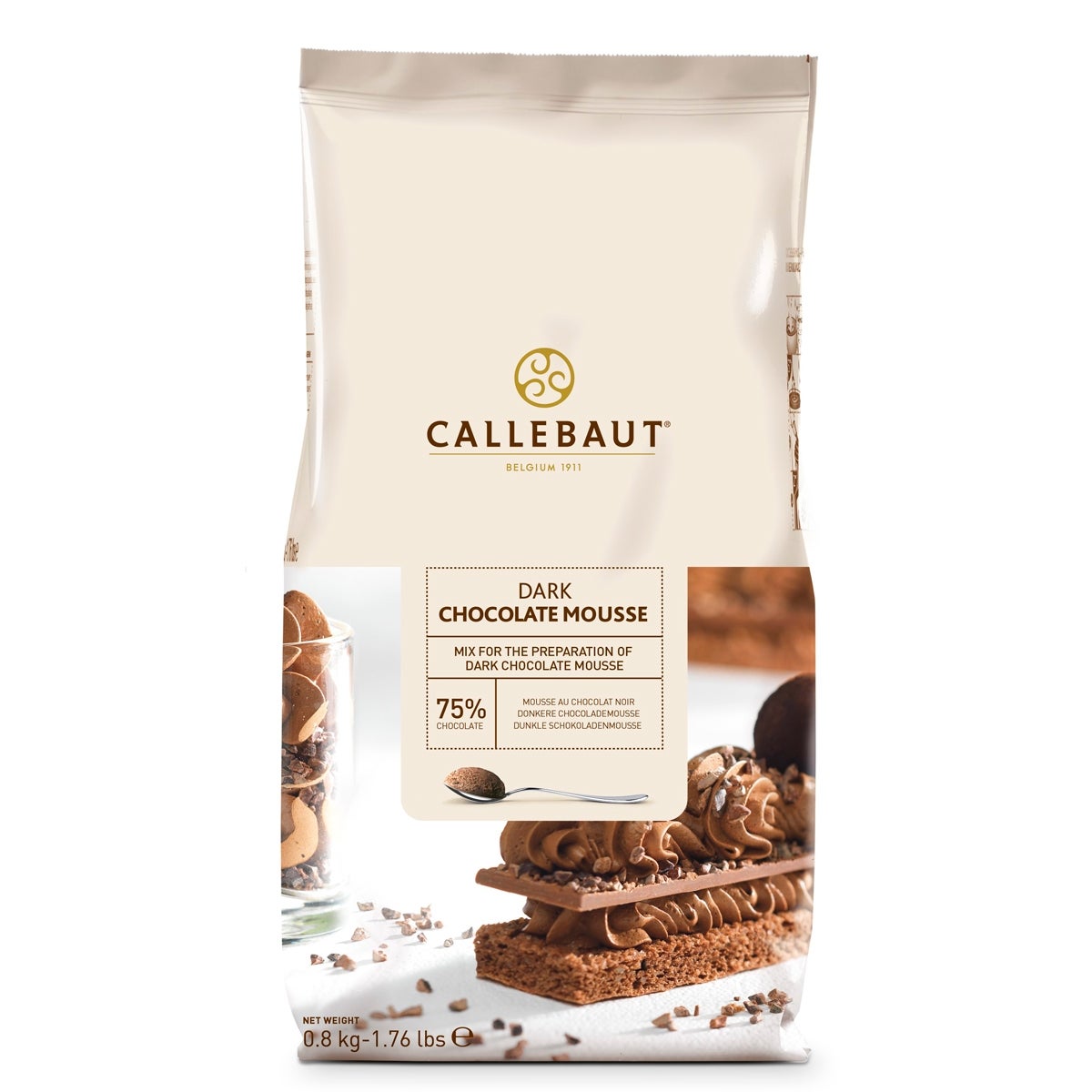 Callebaut Chocolate Mousse -Dark- 800g