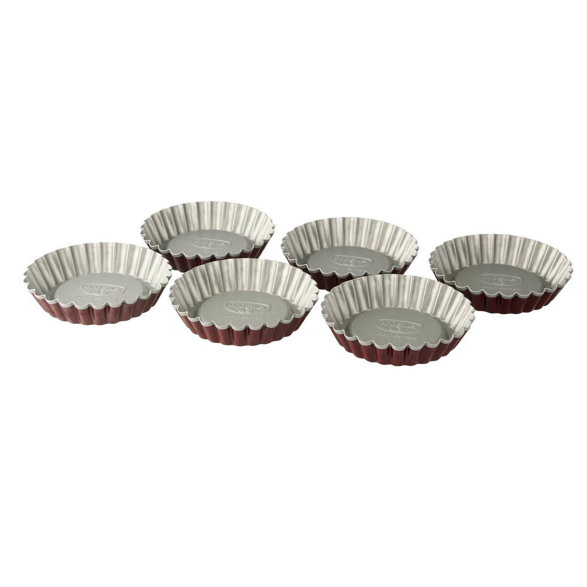 Moules à tartelettes Dr. Oetker Ø10 cm Set/6