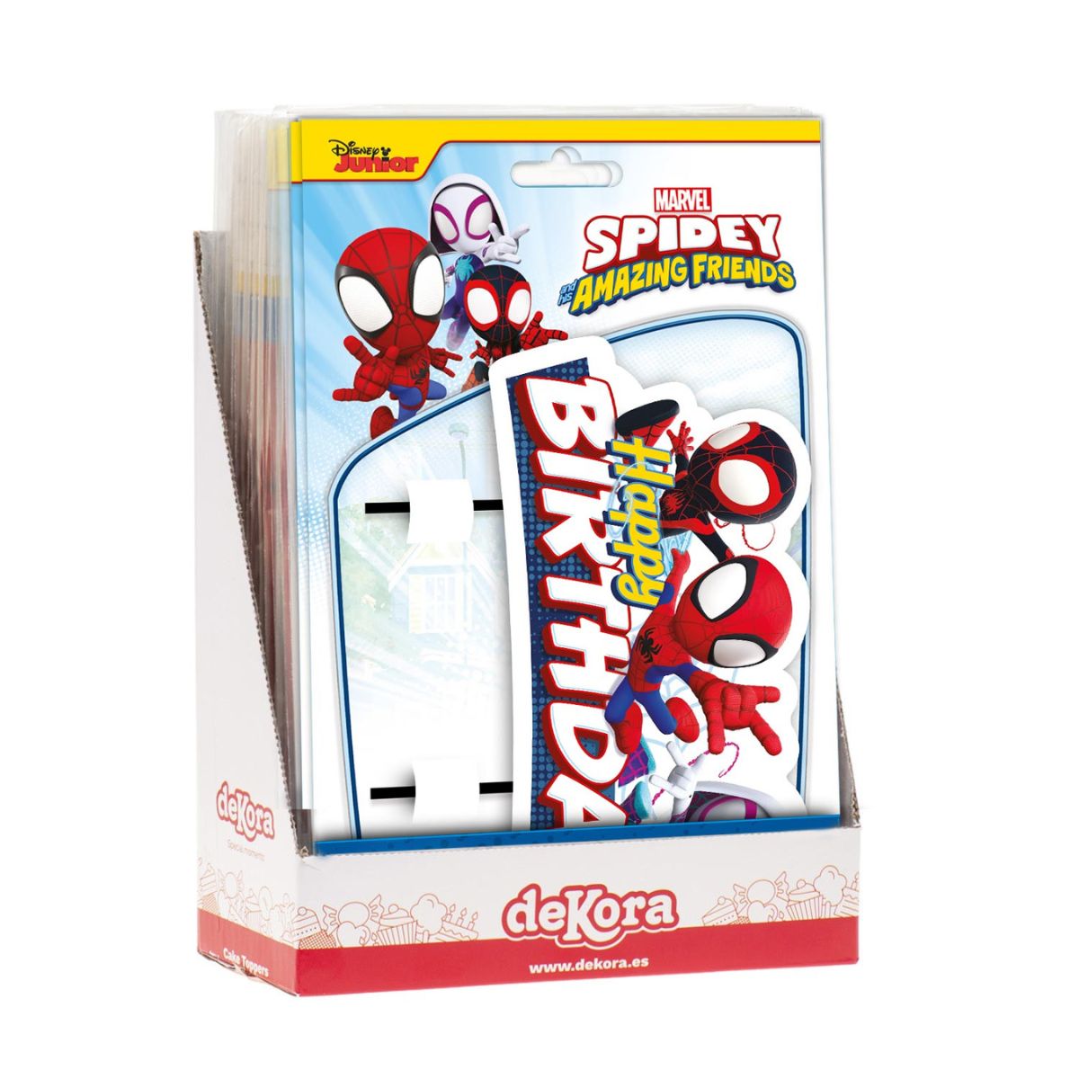 Dekora Spidey Hero Happy Birthday Cake Topper 17 cm