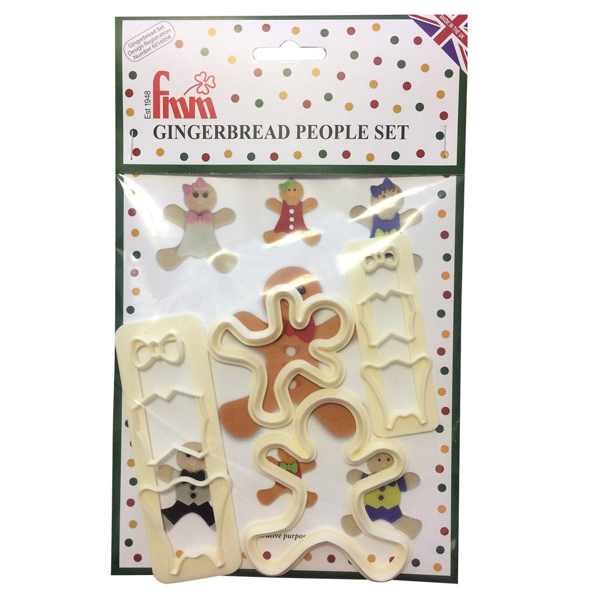 FMM Gingerbread People Cutter Set