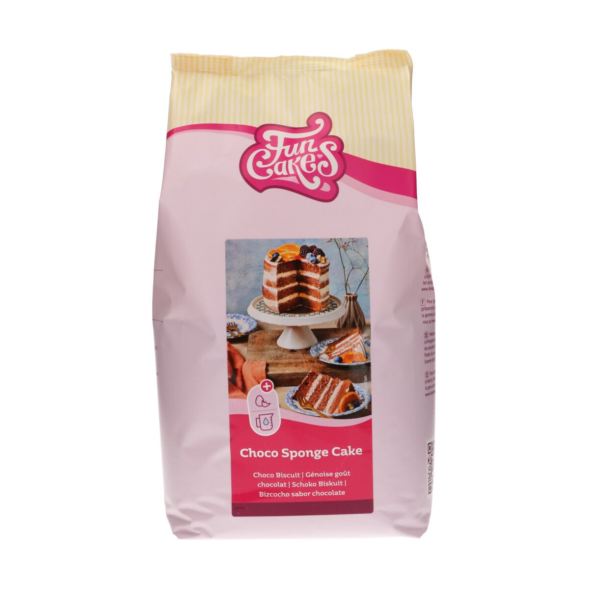 FunCakes Mix pour Génoise Chocolat 4 kg