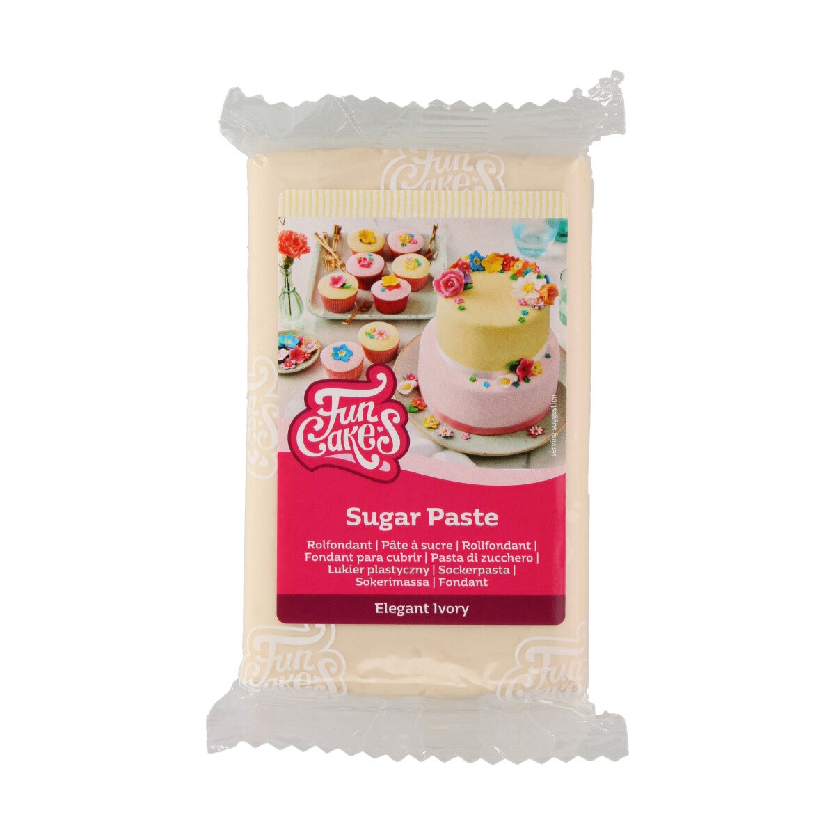 FunCakes Pâte à Sucre Elegant Ivory - Ivoire 250 g