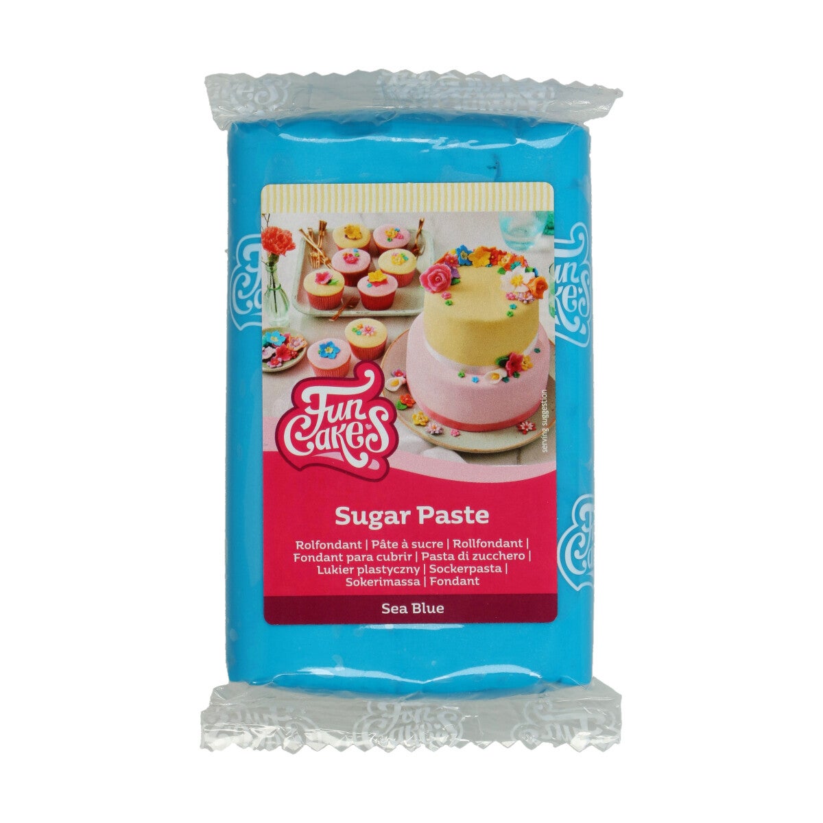 FunCakes Pâte à Sucre Sea Blue 250 g