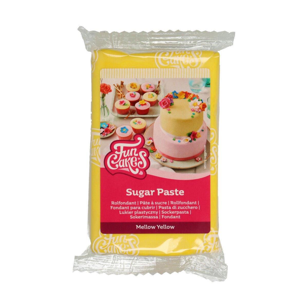 FunCakes Pâte à Sucre Mellow Yellow - Jaune 250 g