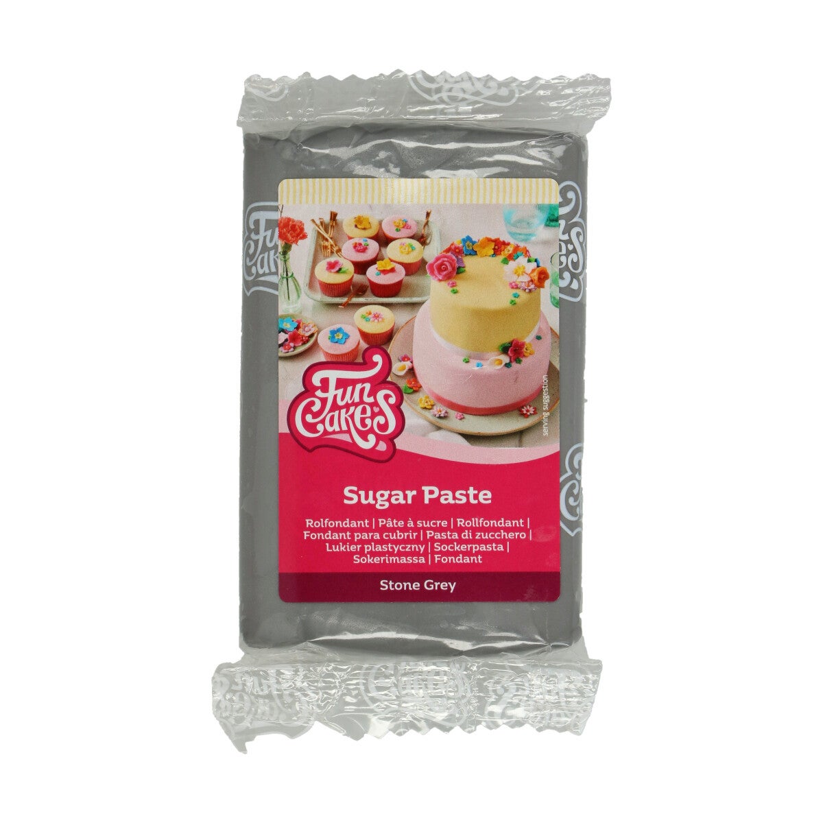 FunCakes Pâte à Sucre Stone Grey 250 g