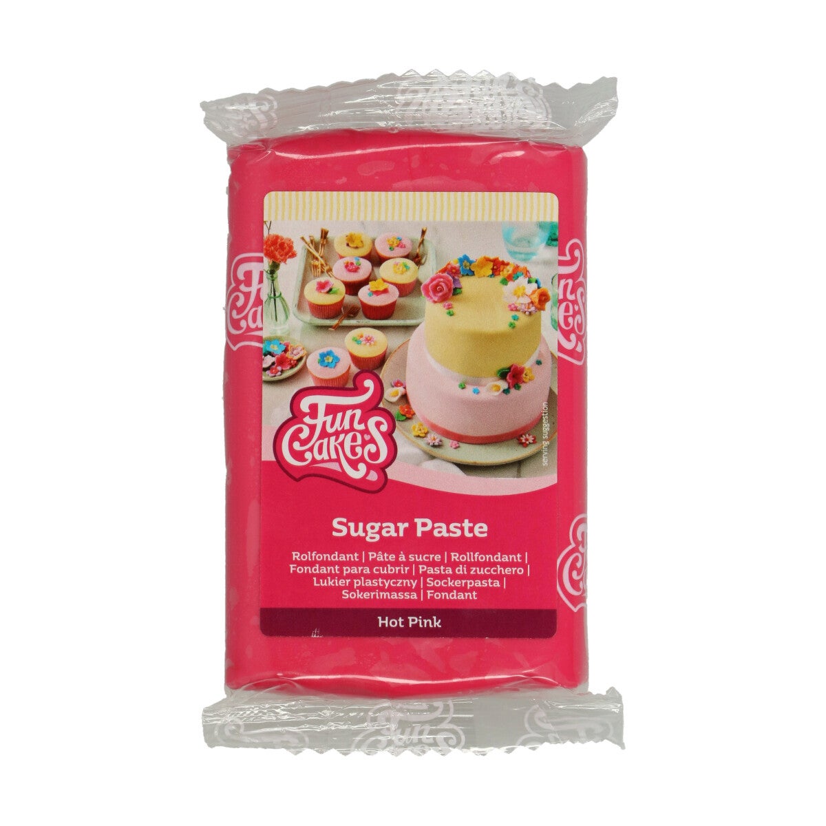 FunCakes Pâte à Sucre Hot Pink 250 g