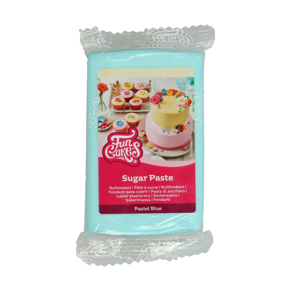 FunCakes Pâte à Sucre Pastel Blue 250 g