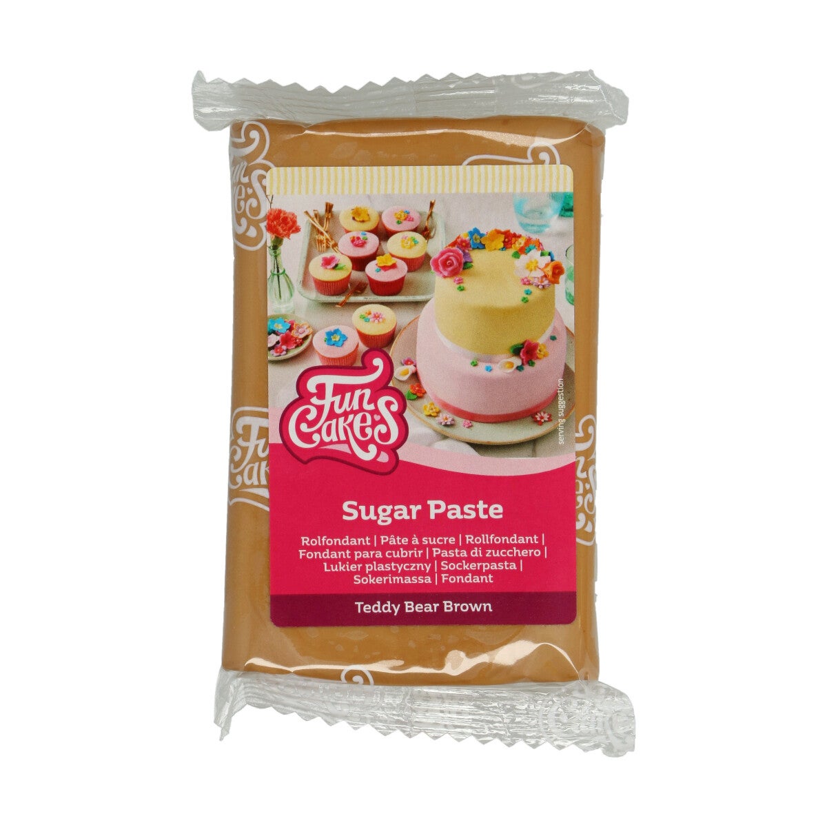 FunCakes Pâte à Sucre Teddy Bear Brown 250 g