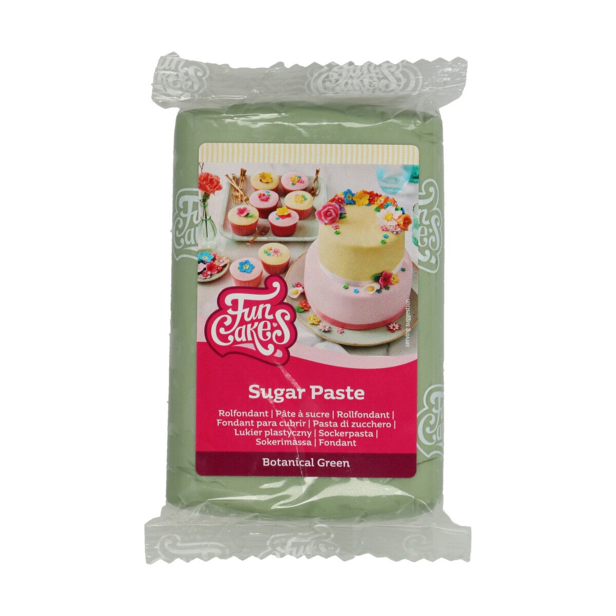 FunCakes Pâte à Sucre Botanical Green 250 g