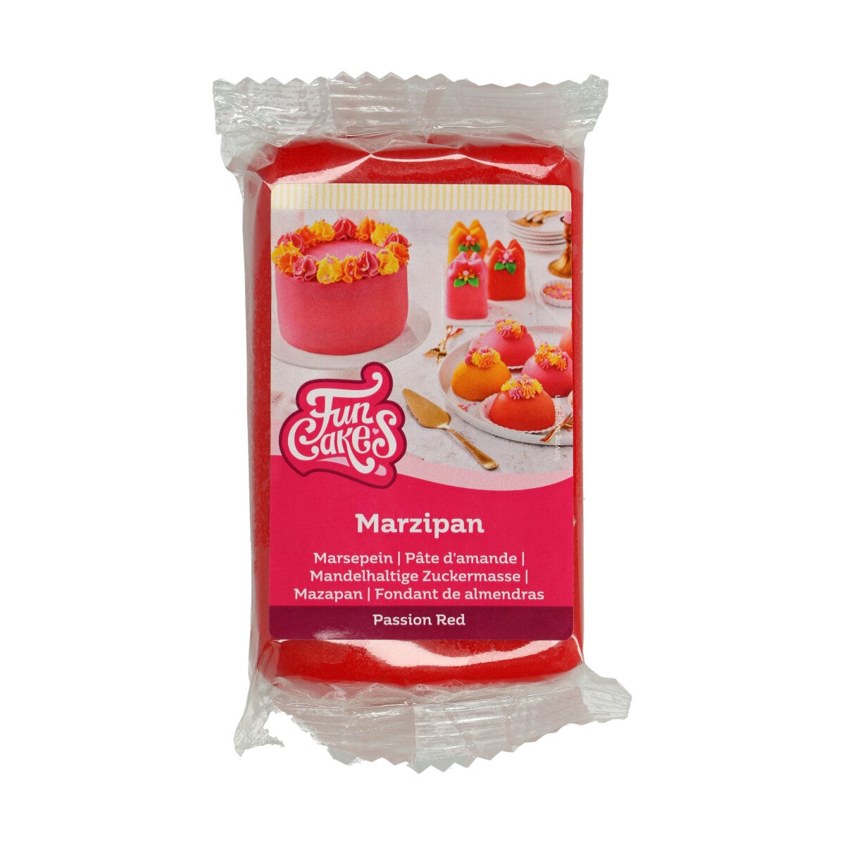 FunCakes Pâte d’amande Passion Red 250 g