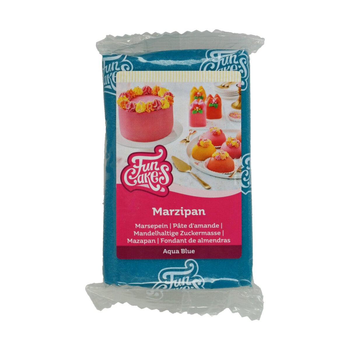 FunCakes Pâte d’amande Aqua Blue 250 g