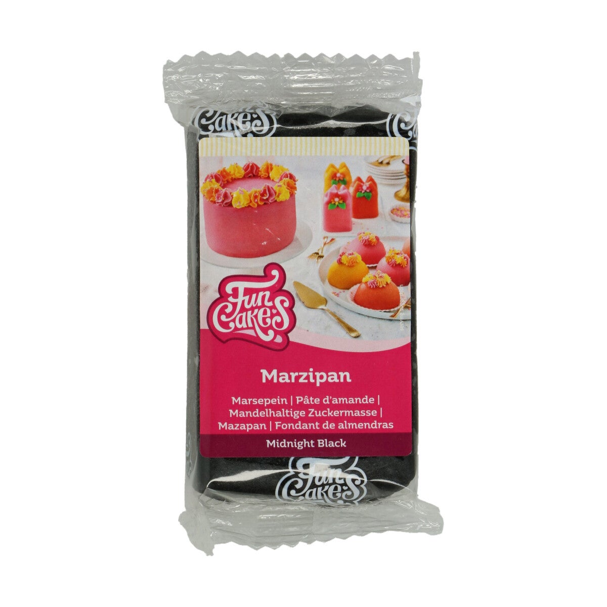 FunCakes Pâte d’amande Midnight Black 250 g