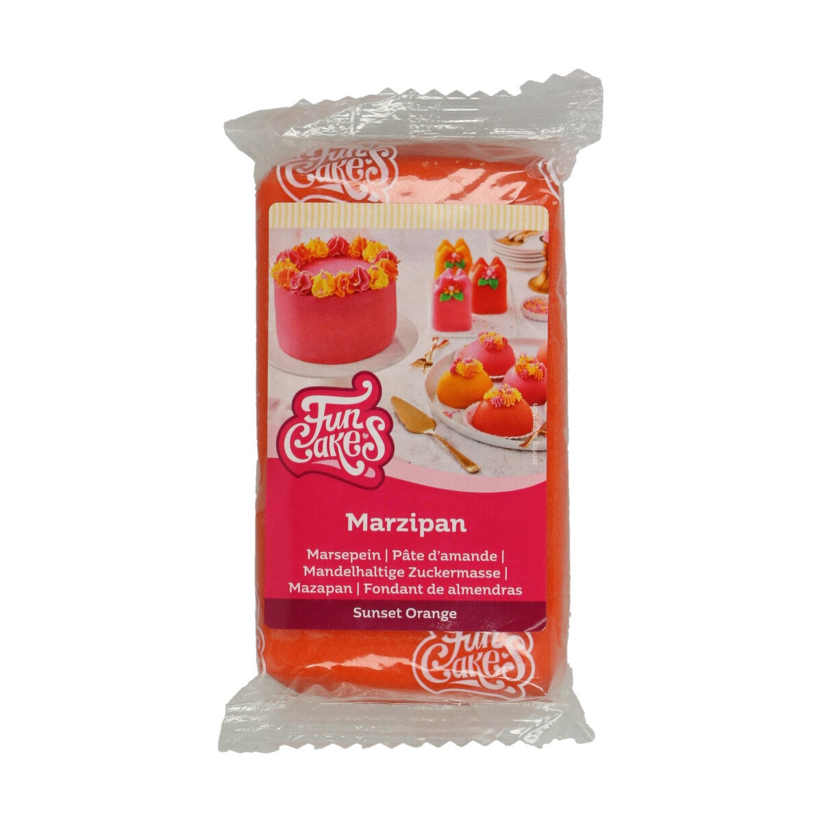 FunCakes Pâte d’amande Orange Sunset 250 g