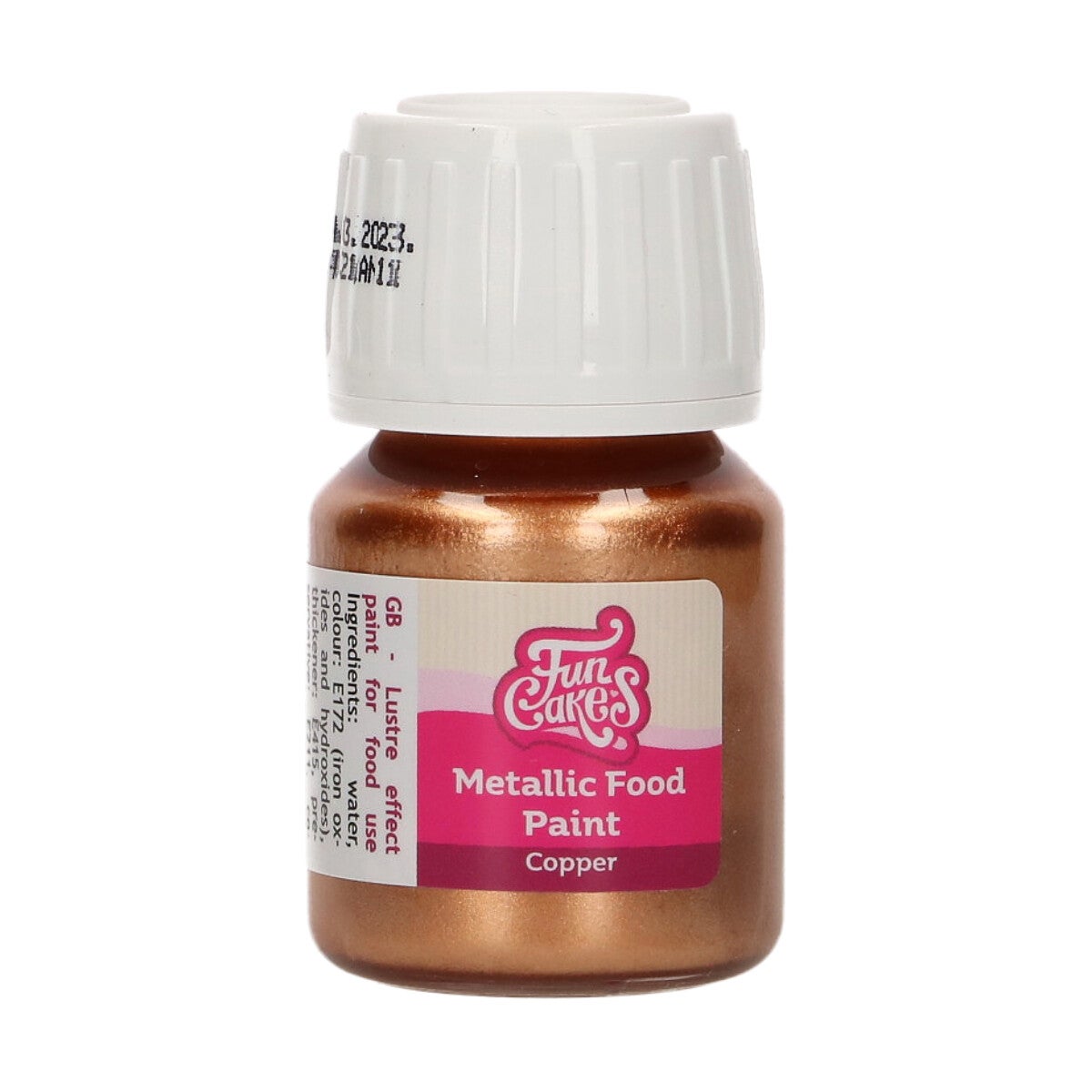 FunCakes Peinture Alimentaire Métallique Copper 30 ml
