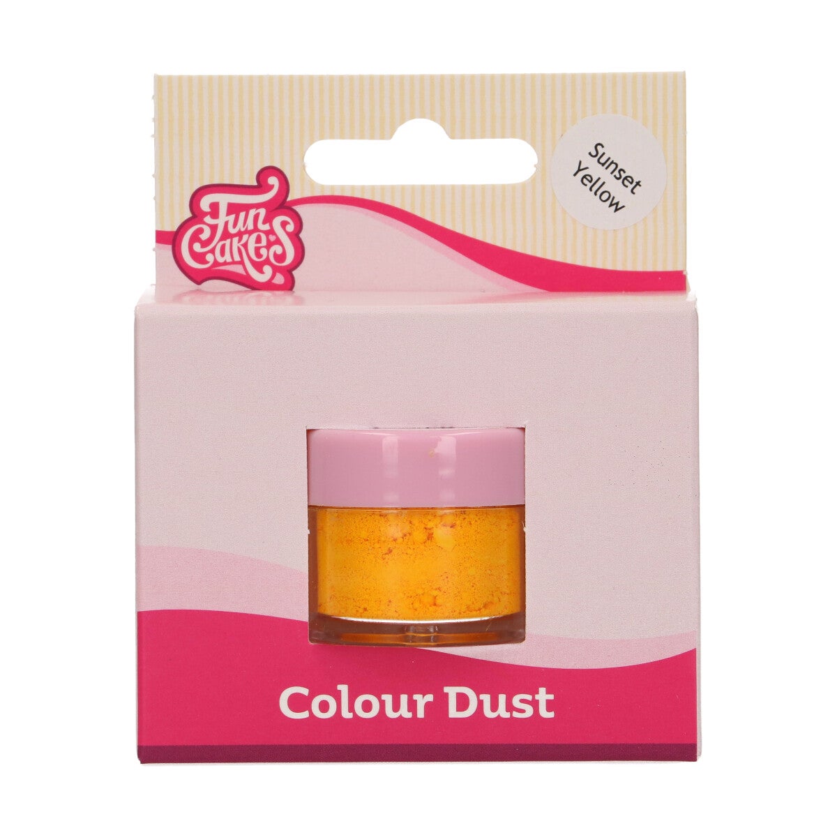 FunCakes Poudre Alimentaire Jaune -Sunset Yellow-