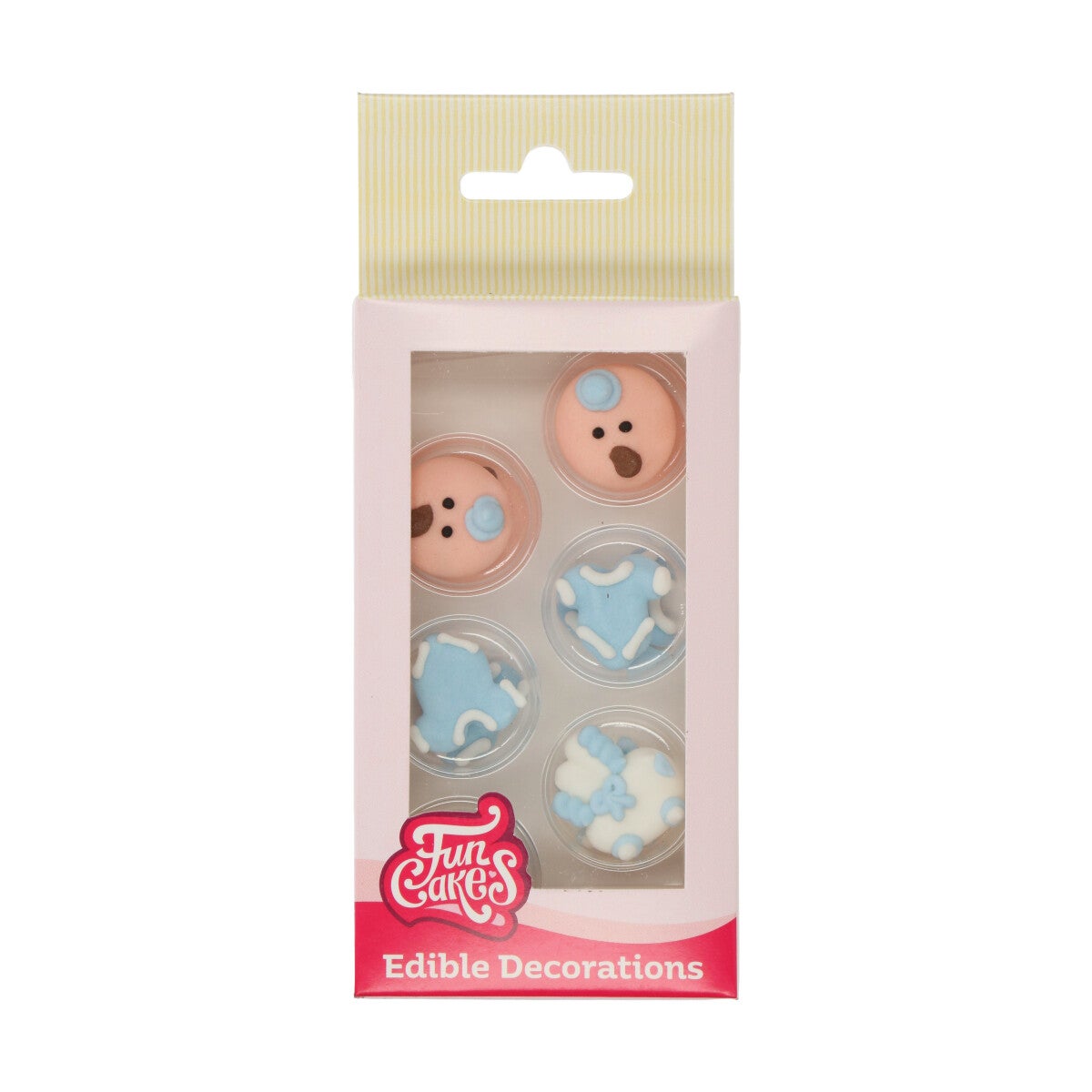 FunCakes Décors en Sucre Baby Bleu Set/12