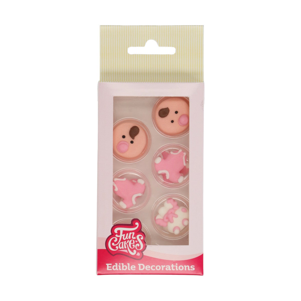 FunCakes Décors en Sucre Baby Rose Set/12