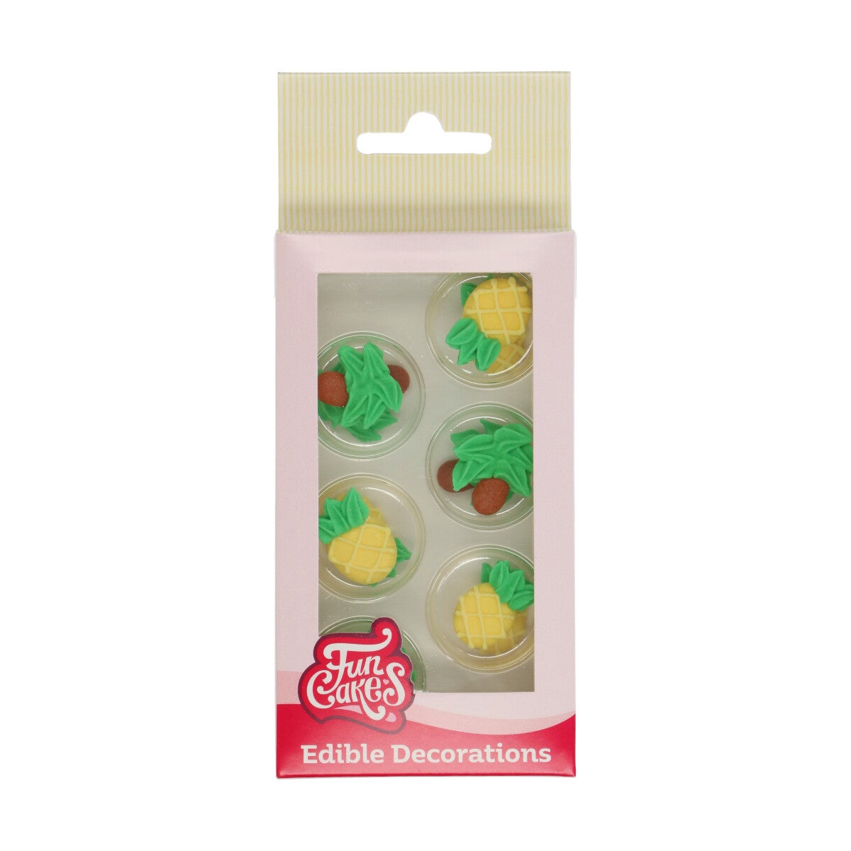 FunCakes Décors en Sucre Ananas & Palmiers Set/12