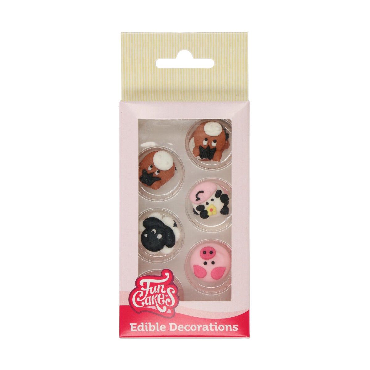 FunCakes Décors en Sucre Animaux de la Ferme Set/12