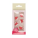 FunCakes Décors en Sucre Bonnet de Père Noël Set/12