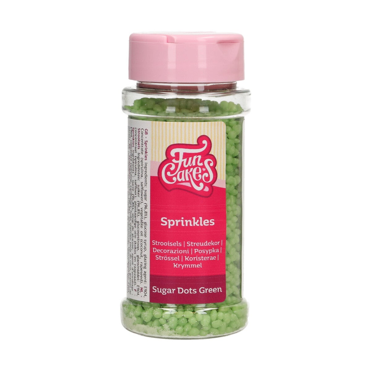FunCakes Sugar Dots - Vert - 80g
