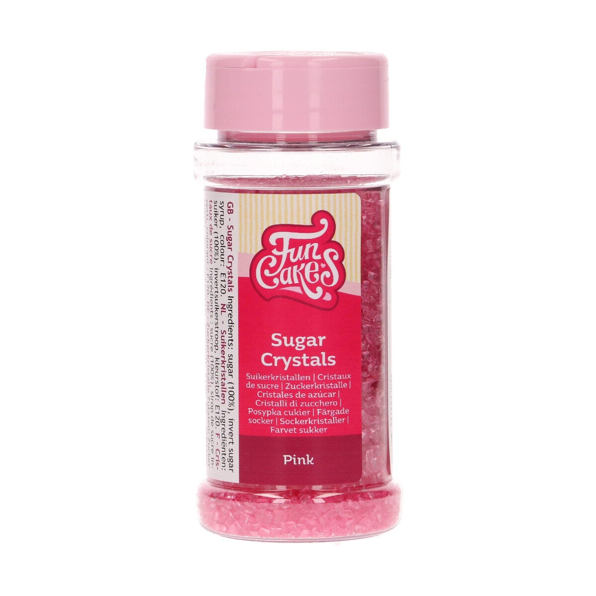 FunCakes Sugar Crystals -Rose- 80g