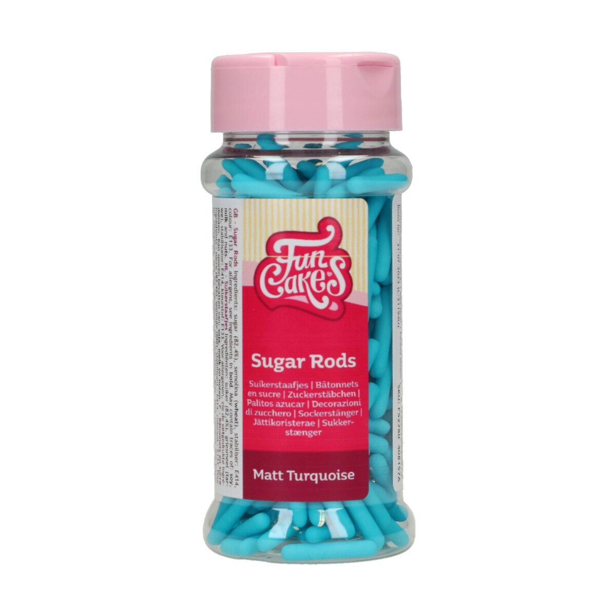 FunCakes Bâtons de Sucre Mat XL Turquoise 70g