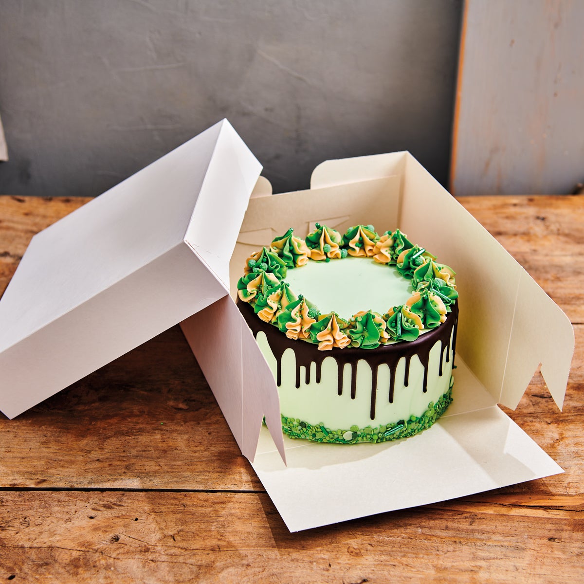FunCakes Boîte à Gâteaux Blanc 35x35x15 cm pk/1