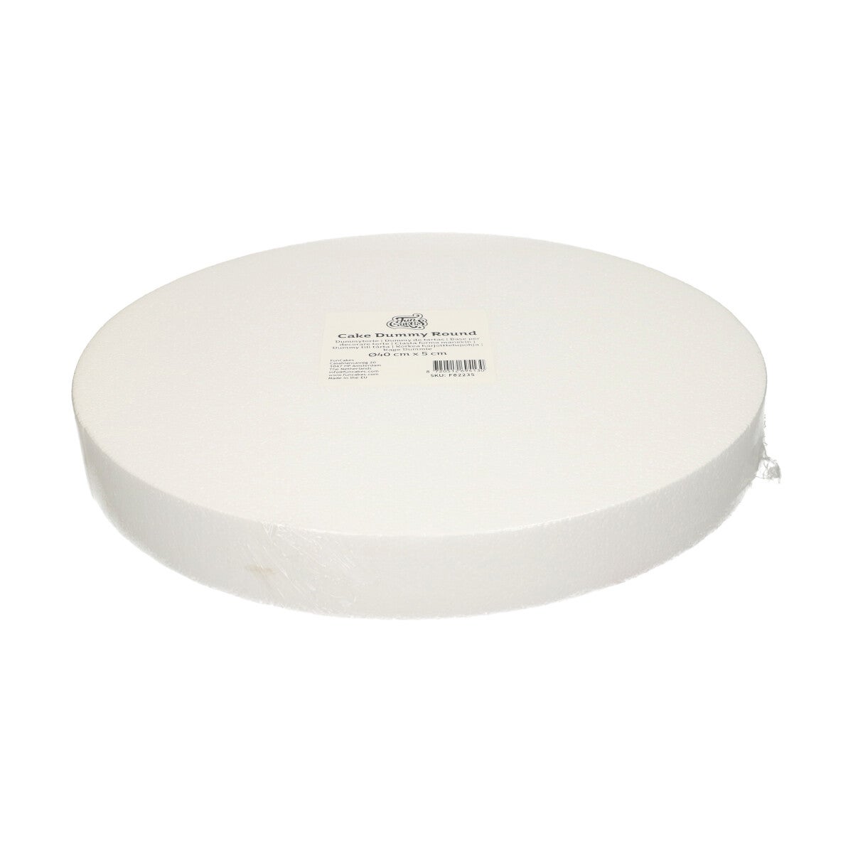 FunCakes Cake Dummy - Gâteaux Polystyrène Rond Ø40cm x 5cm