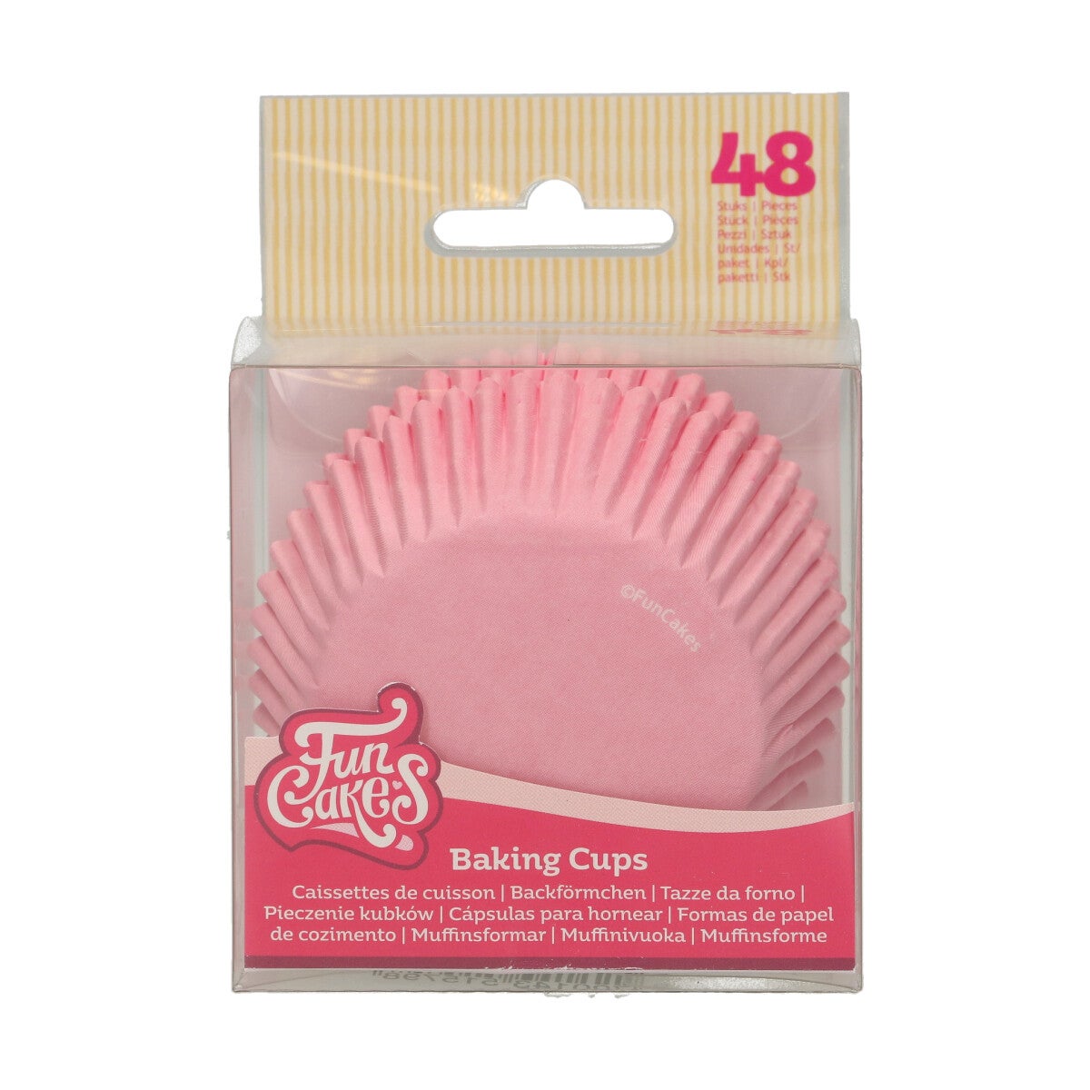 FunCakes Caissettes à Cupcakes Rose clair pcs/48