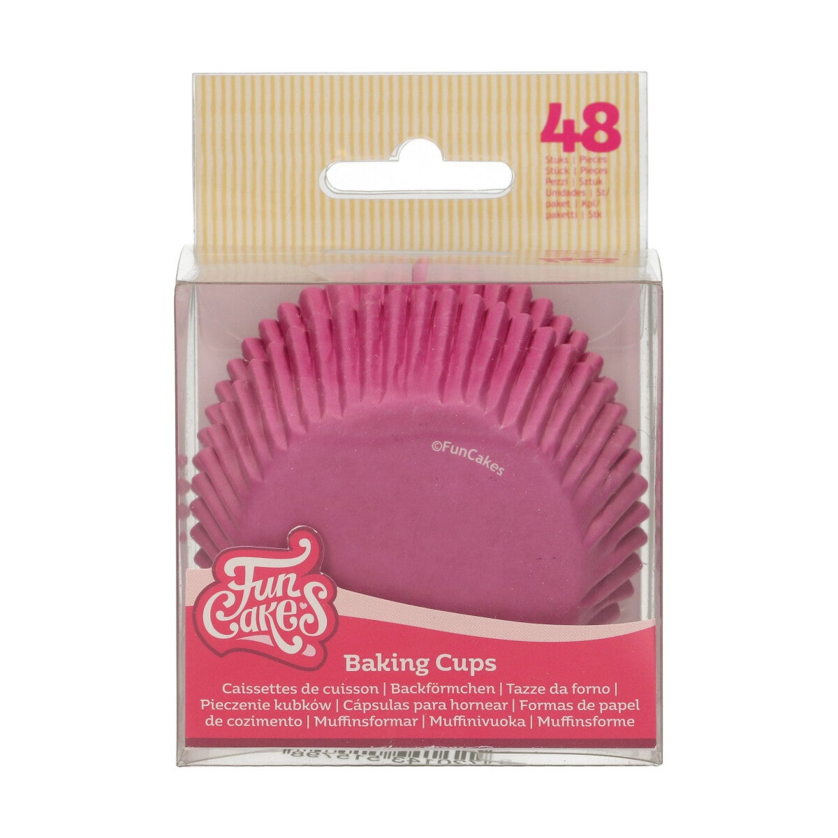 FunCakes Caissettes à Cupcakes Rose pcs/48