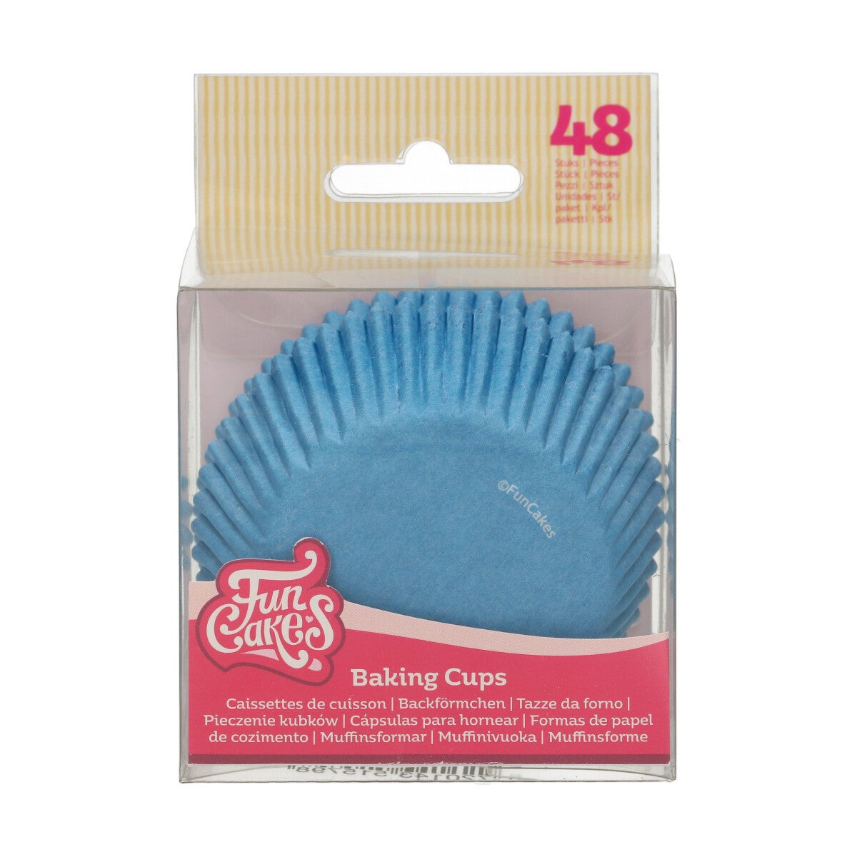 FunCakes Caissettes à Cupcakes Bleu roi pcs/48