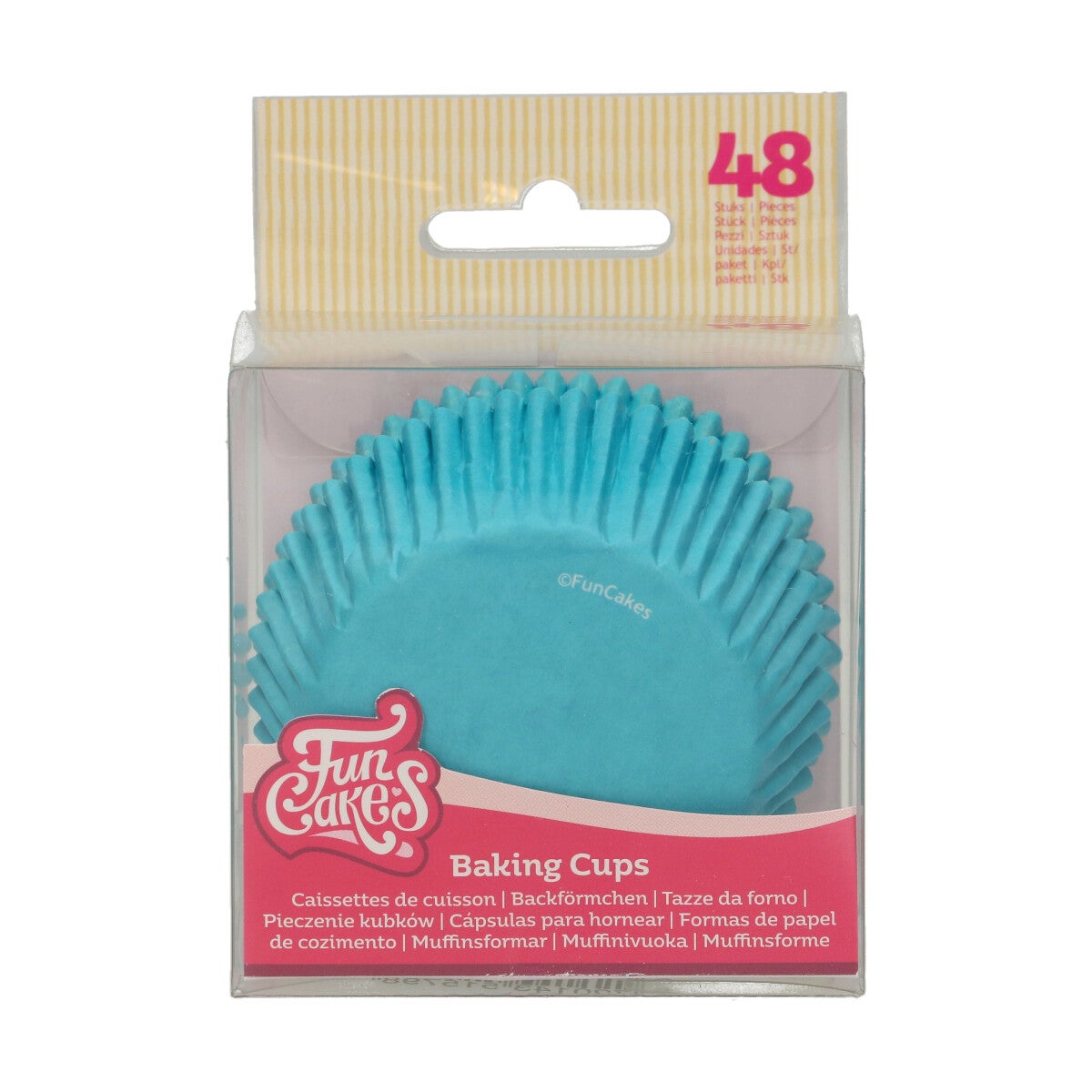 FunCakes Caissettes à Cupcakes Turquoise pcs/48